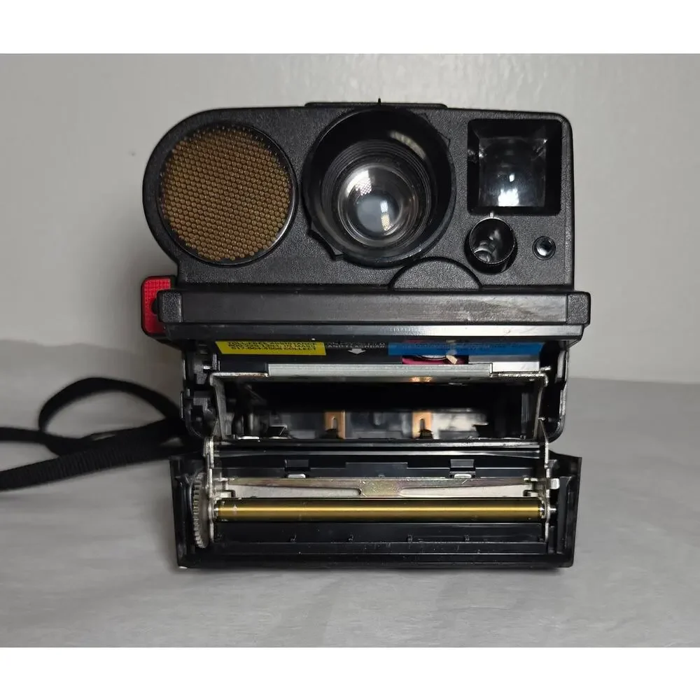 Polaroid Sonar One Step Pronto Land Camera Black Not Tested Pre-owned